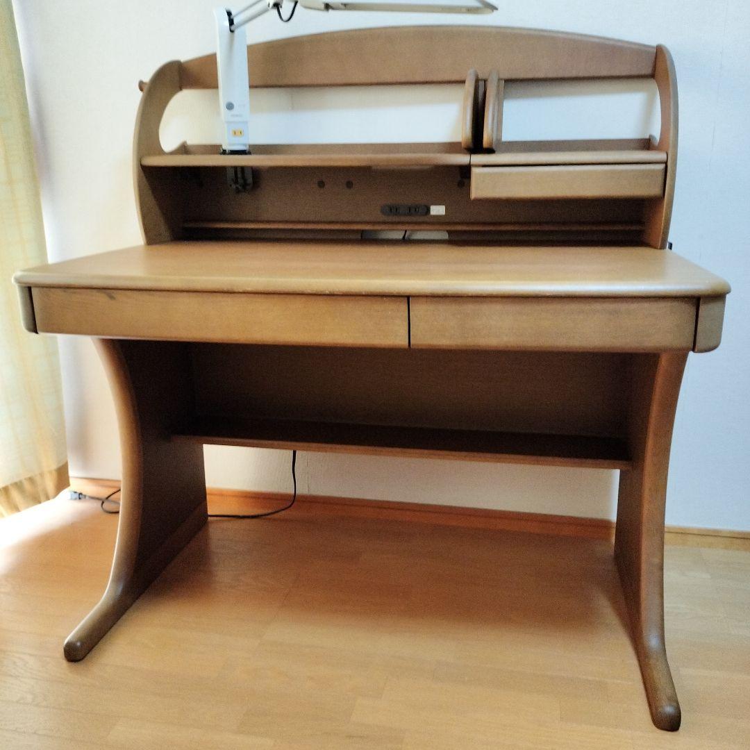 【chibikoro】カリモク学習机５点セット：デスク本体