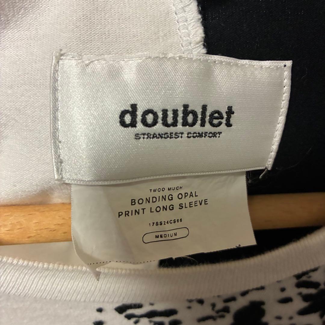 doublet ダブレット オパールボンディングロングTシャツ 菅田将暉