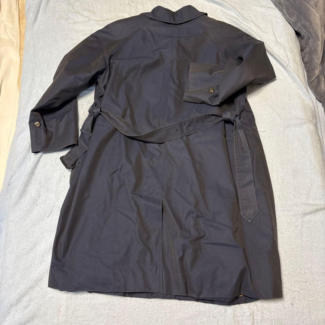 バーバリーステンカラーコート ネイビー ９号