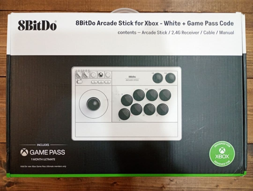 8BitDo アーケードスティック for Xbox コントローラー ホワイト