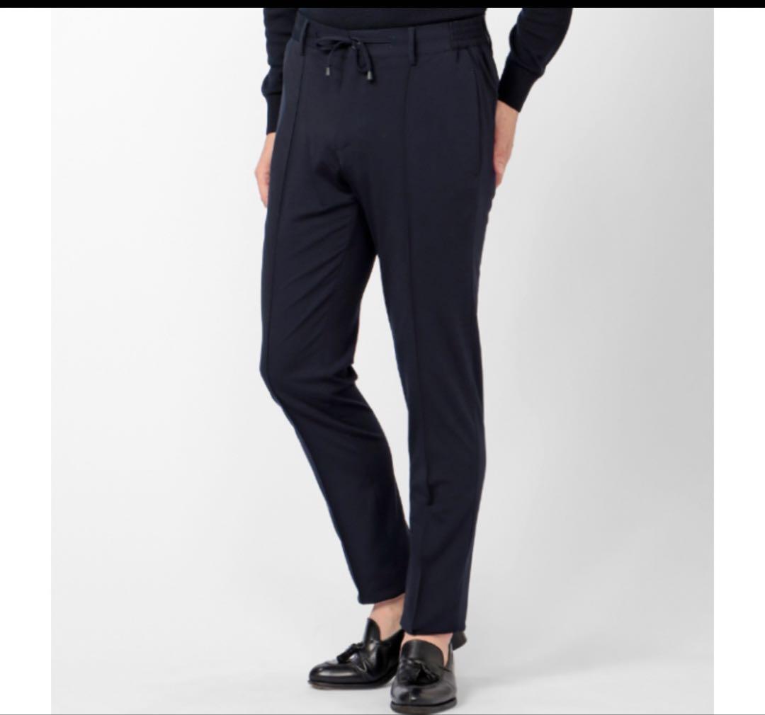 ジャブスアルキヴィオ シルキージャージー セットアップ　ネイビー 48