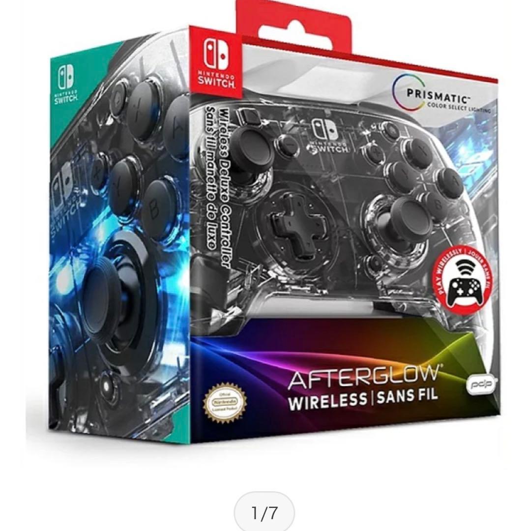 Nintendo Switch プロコントローラー　ワイヤレス　クリア