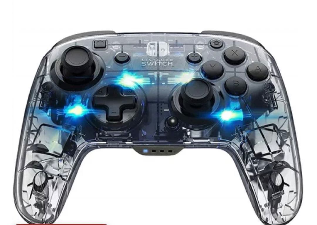 Nintendo Switch プロコントローラー　ワイヤレス　クリア