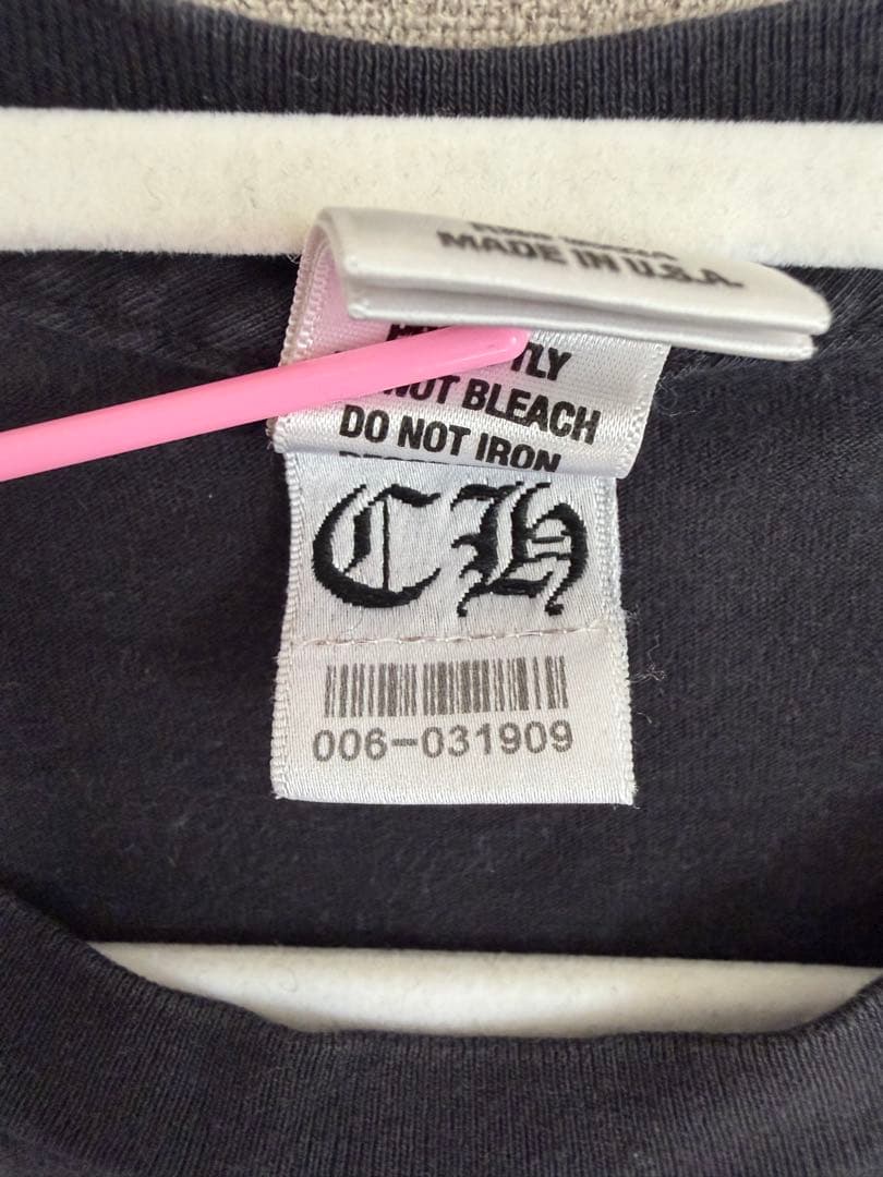 クロムハーツ フォティ 半袖 バックプリントTシャツ ブラック