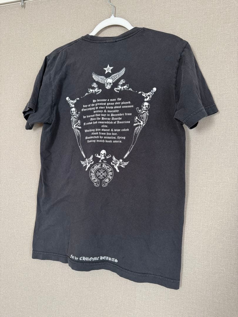 クロムハーツ フォティ 半袖 バックプリントTシャツ ブラック