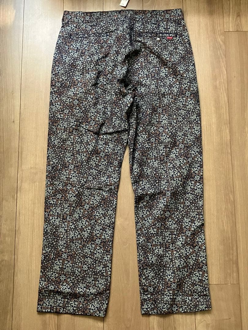 パンツ Supreme Work Pant 21AW Navy Floral Cards