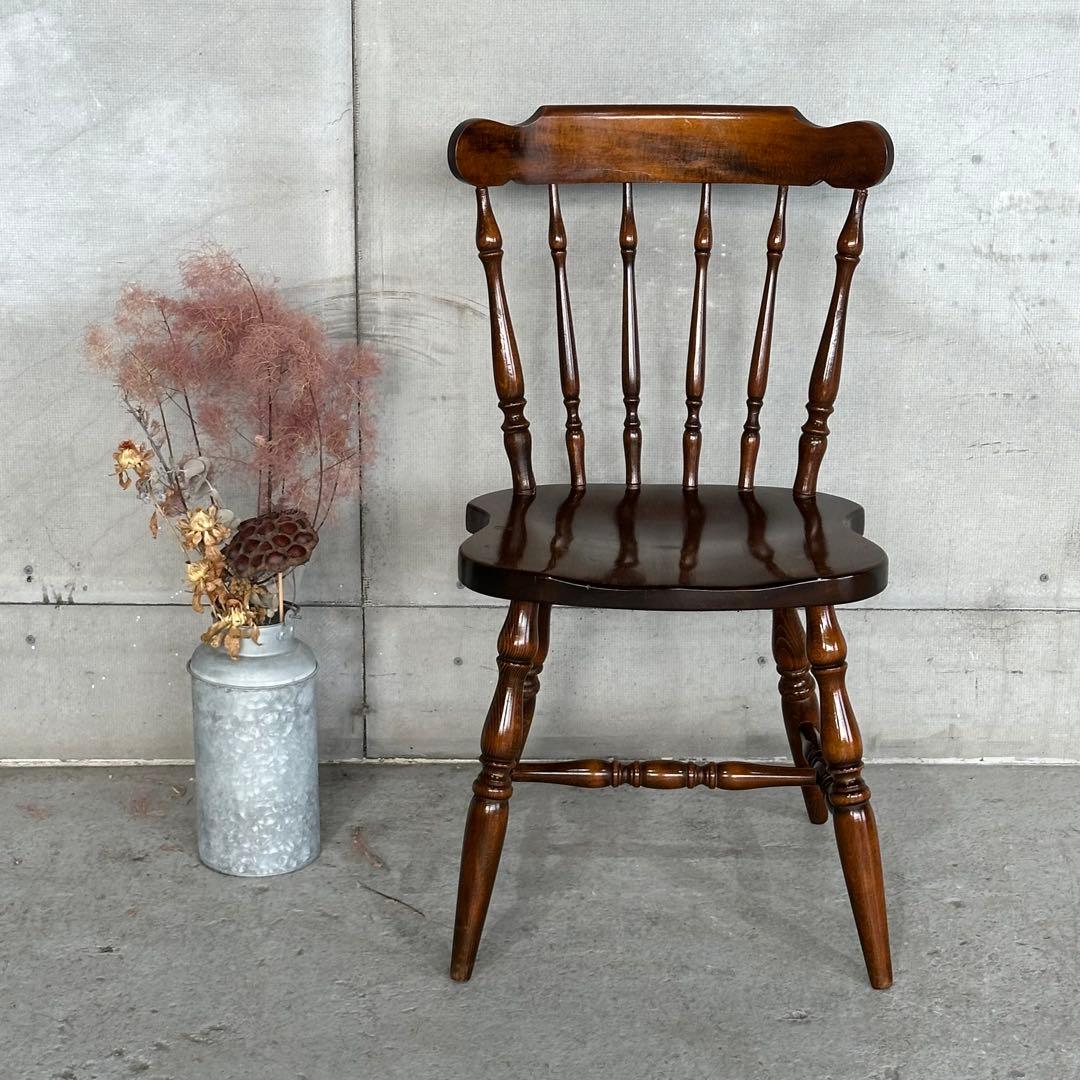 ✿飛騨産業✿ キツツキ ウィンザーチェア ダイニングチェア 木製 ヴィンテージ