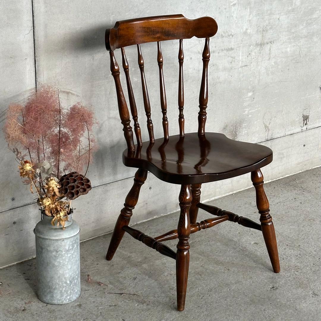 ✿飛騨産業✿ キツツキ ウィンザーチェア ダイニングチェア 木製 ヴィンテージ