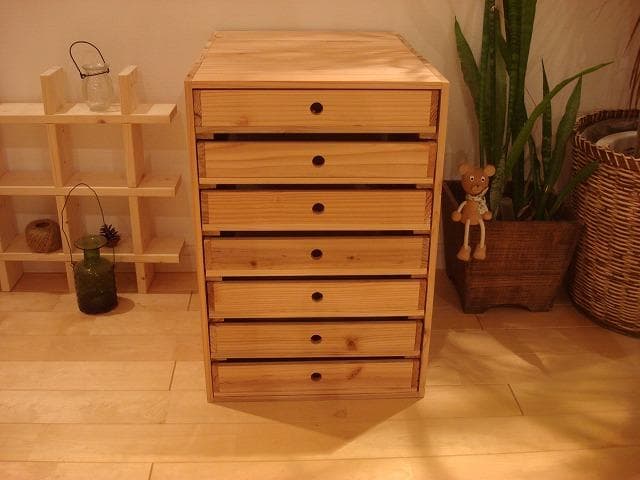 るり★送料無料★A3丸穴9段小引き出し②