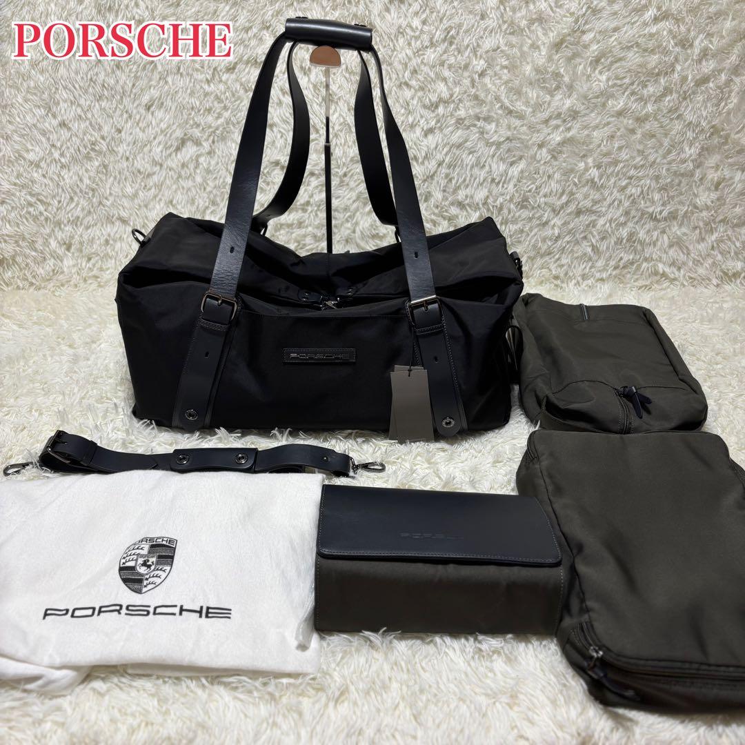 【極美品】PORSCHE ポルシェ ボストンバッグ 旅行 ビジネス スポーツ