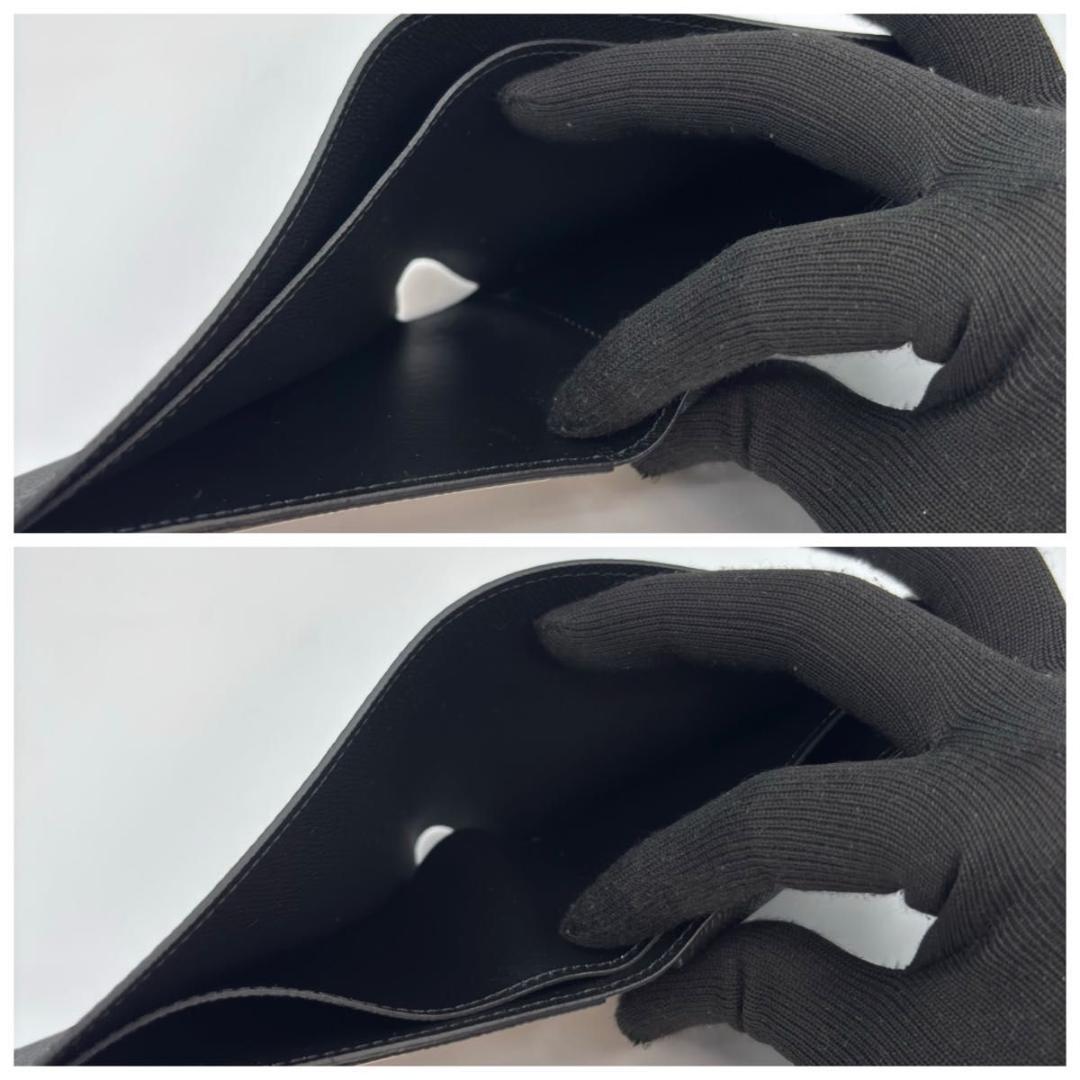 【新品に近い】 新型 箱袋付 ルイヴィトン エクリプス マルコNM　黒 二つ折り