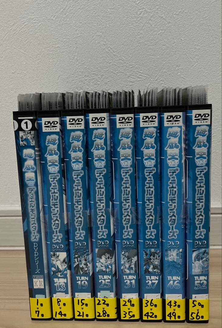 遊戯王デュエルモンスターズ　DVD 全56巻セット　レンタル落ち