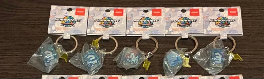 キーホルダー　アイテムボックス　5個セット　マリオカートワールド