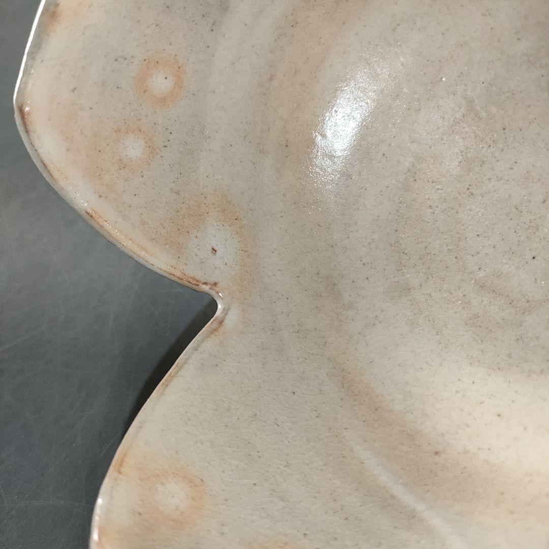 A1366-6/岡田裕 造/萩焼割山椒向付5客/共箱/飾鉢/菓子鉢/懐石道具/