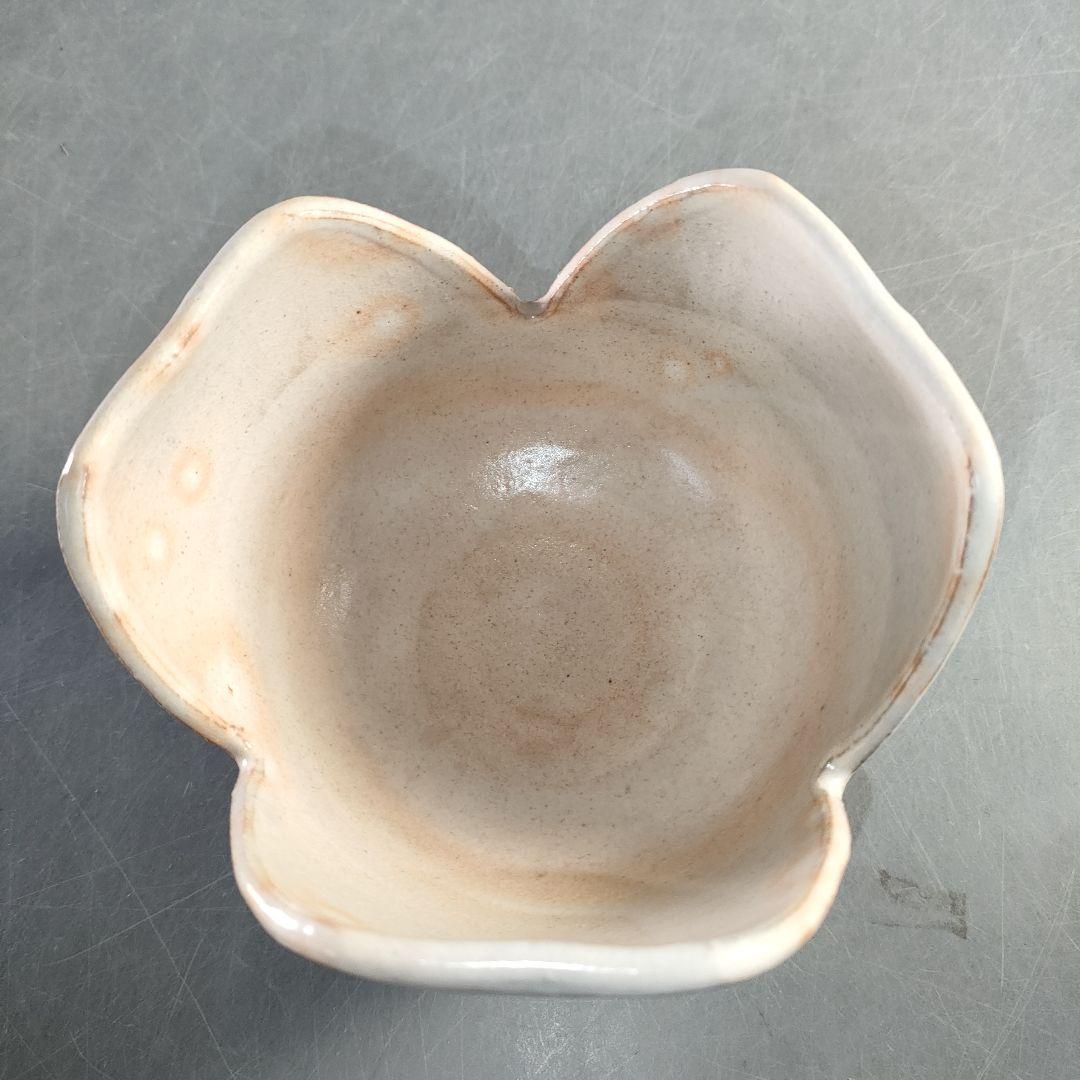 A1366-6/岡田裕 造/萩焼割山椒向付5客/共箱/飾鉢/菓子鉢/懐石道具/