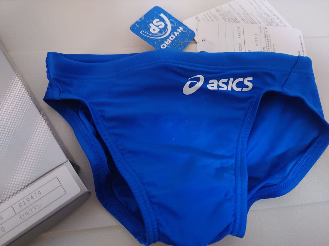 asics メンズ　競泳水着 ハイドロSP セルリアンAM243S 140