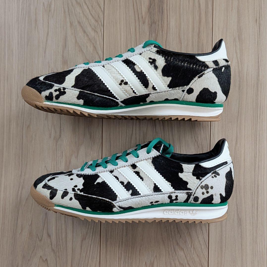 に*く様 アディダスオリジナルス SL62 ハラコ牛柄 22.5cm