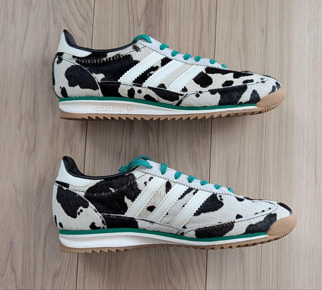 に*く様 アディダスオリジナルス SL62 ハラコ牛柄 22.5cm