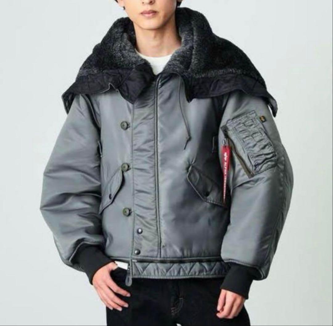 フ*う様 ビューティフルピープル×アルファ ダブルエンド フライトジャケット 4