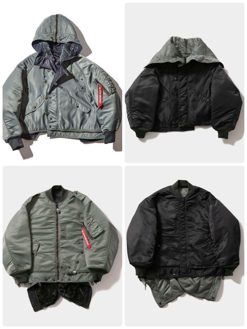 フ*う様 ビューティフルピープル×アルファ ダブルエンド フライトジャケット 4