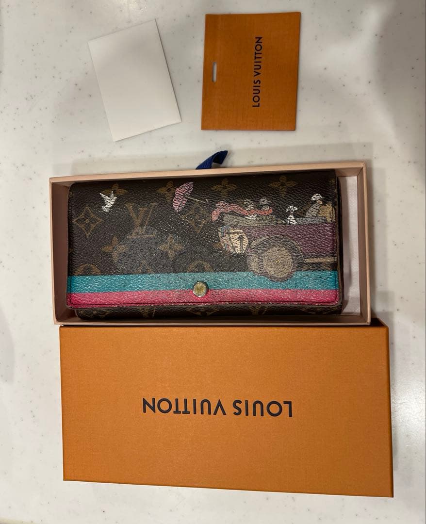 Louis Vuitton アートプリント 長財布