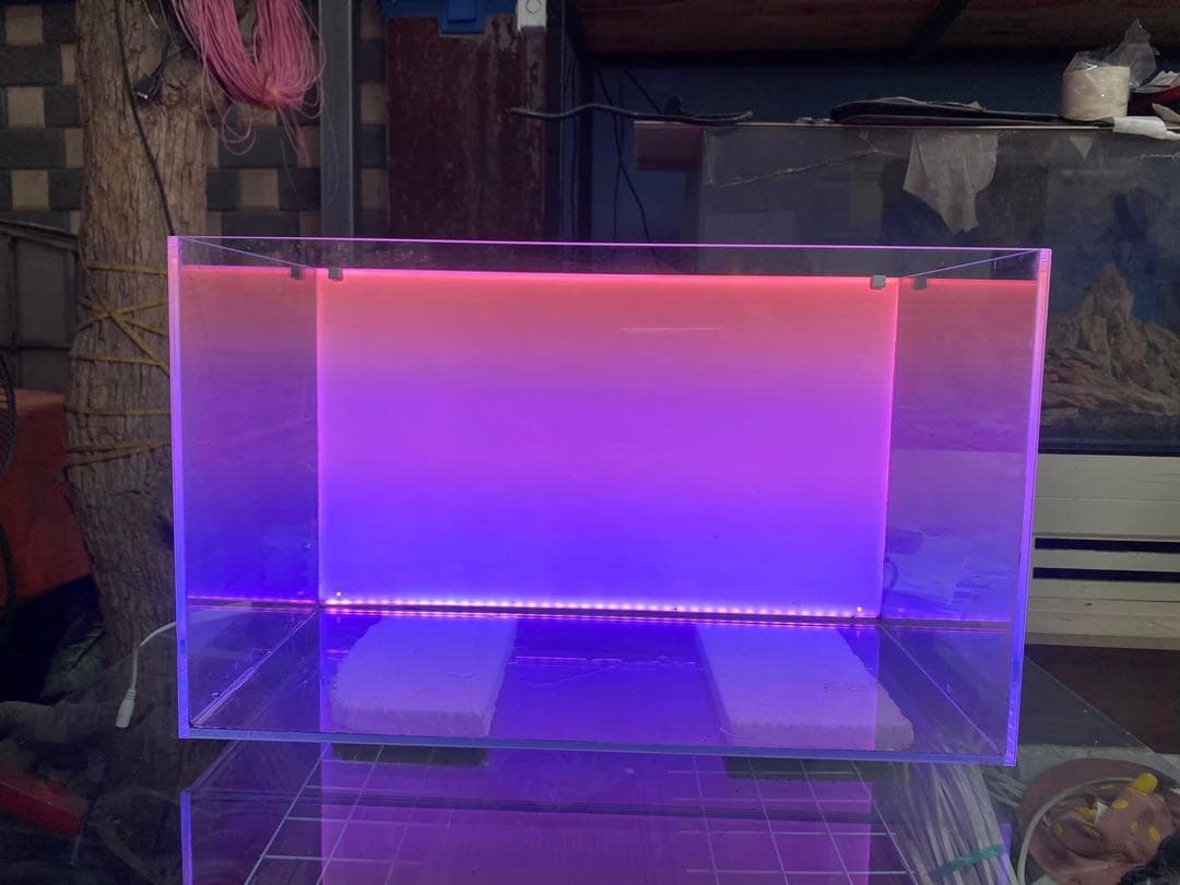 新品未使用　ライトスクリーン　アクアリウム　LED RGB 60cm×38cm