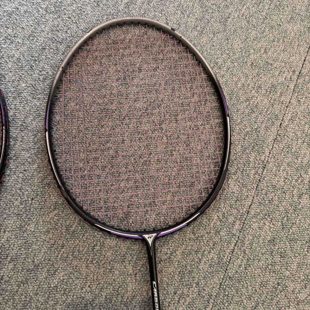 YONEX バトミントン　ラケット2本　CARBONEX 15 紫