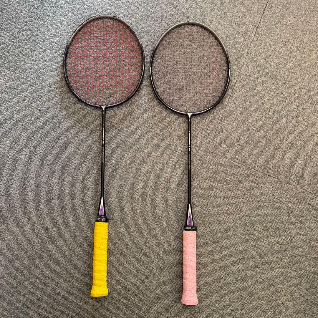 YONEX バトミントン　ラケット2本　CARBONEX 15 紫