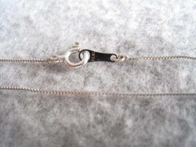 ☆素敵！きらきらk18WGホワイトゴールド 長さ45㎝ネックレス