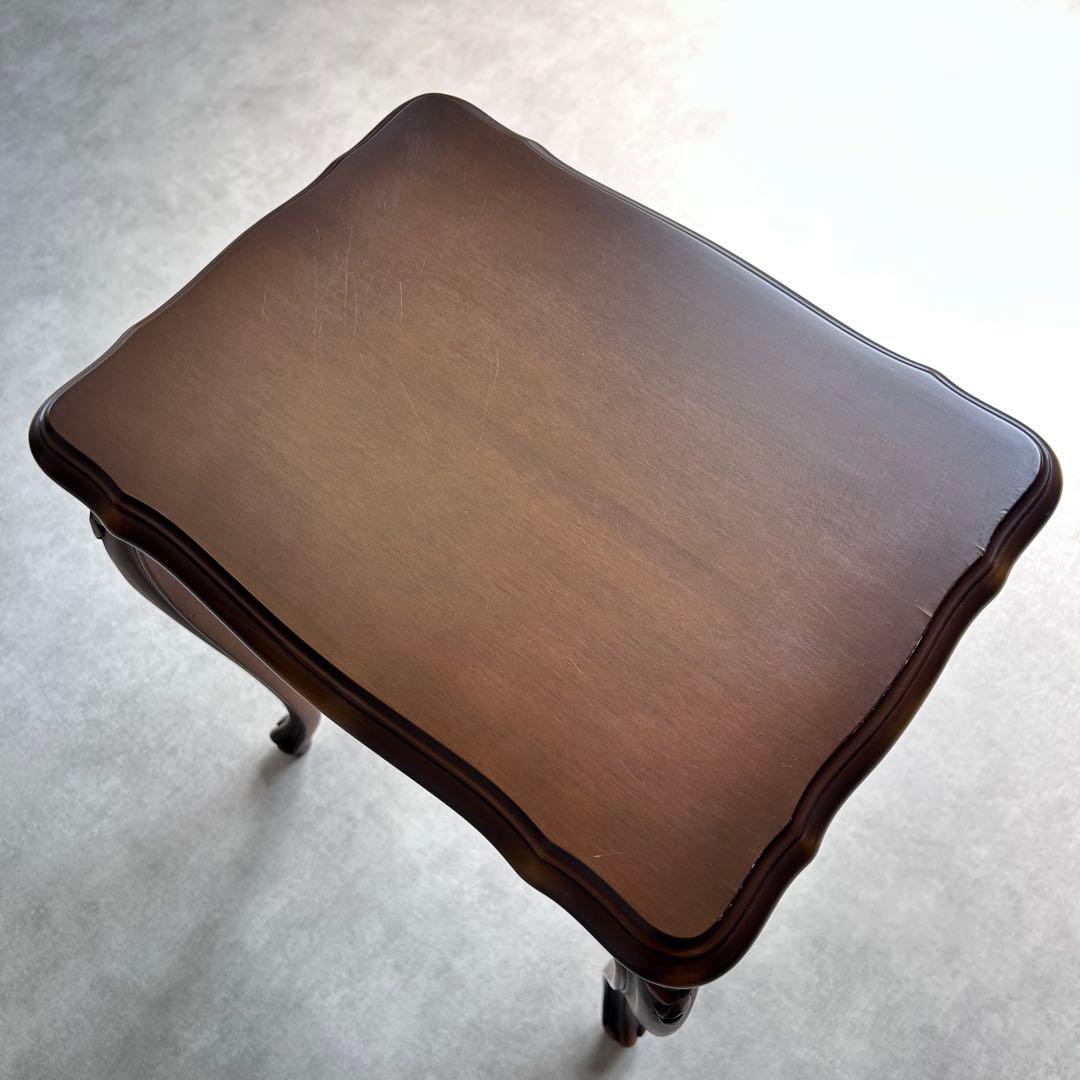 カリモク ドマーニ コンフォートテーブル サイドテーブル 猫足 家具