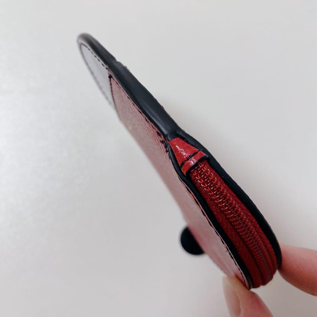 【新品未使用】COACHコーチ★ケース★てんとう虫★レッド赤ブラック黒