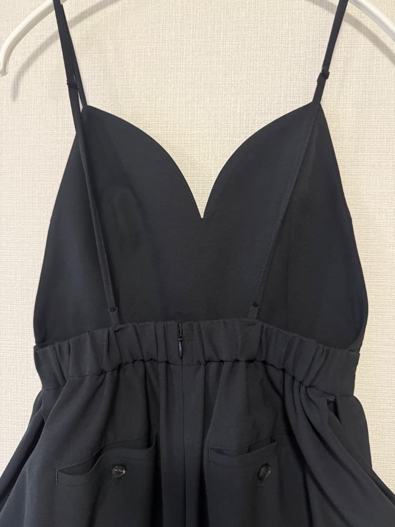 【美品】AEWEN MATOPH ビスチェサロペット イウエンマトフ ブラック