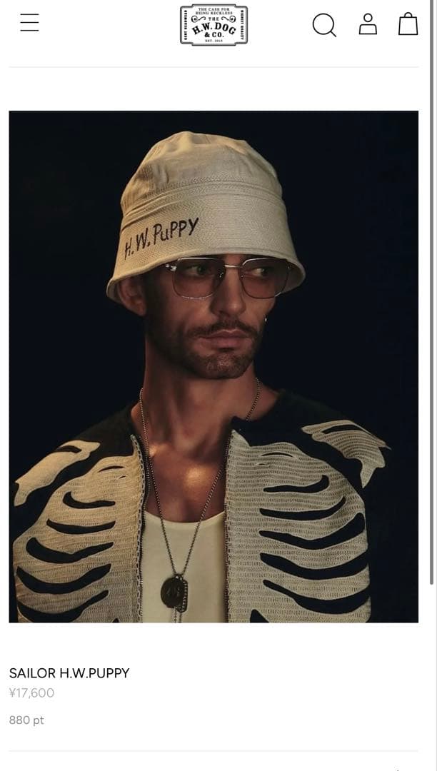 THE HW.DOG & CO. バケットハット　38