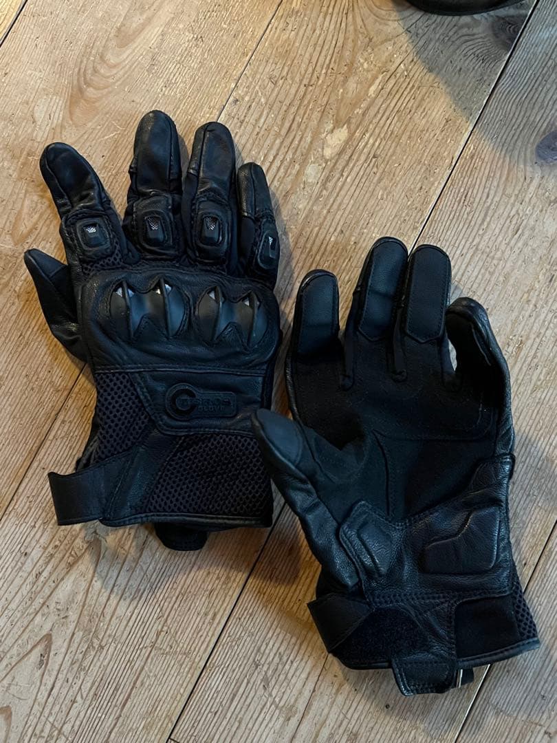 Kabuto フルフェイスヘルメット ブラック グローブ付き