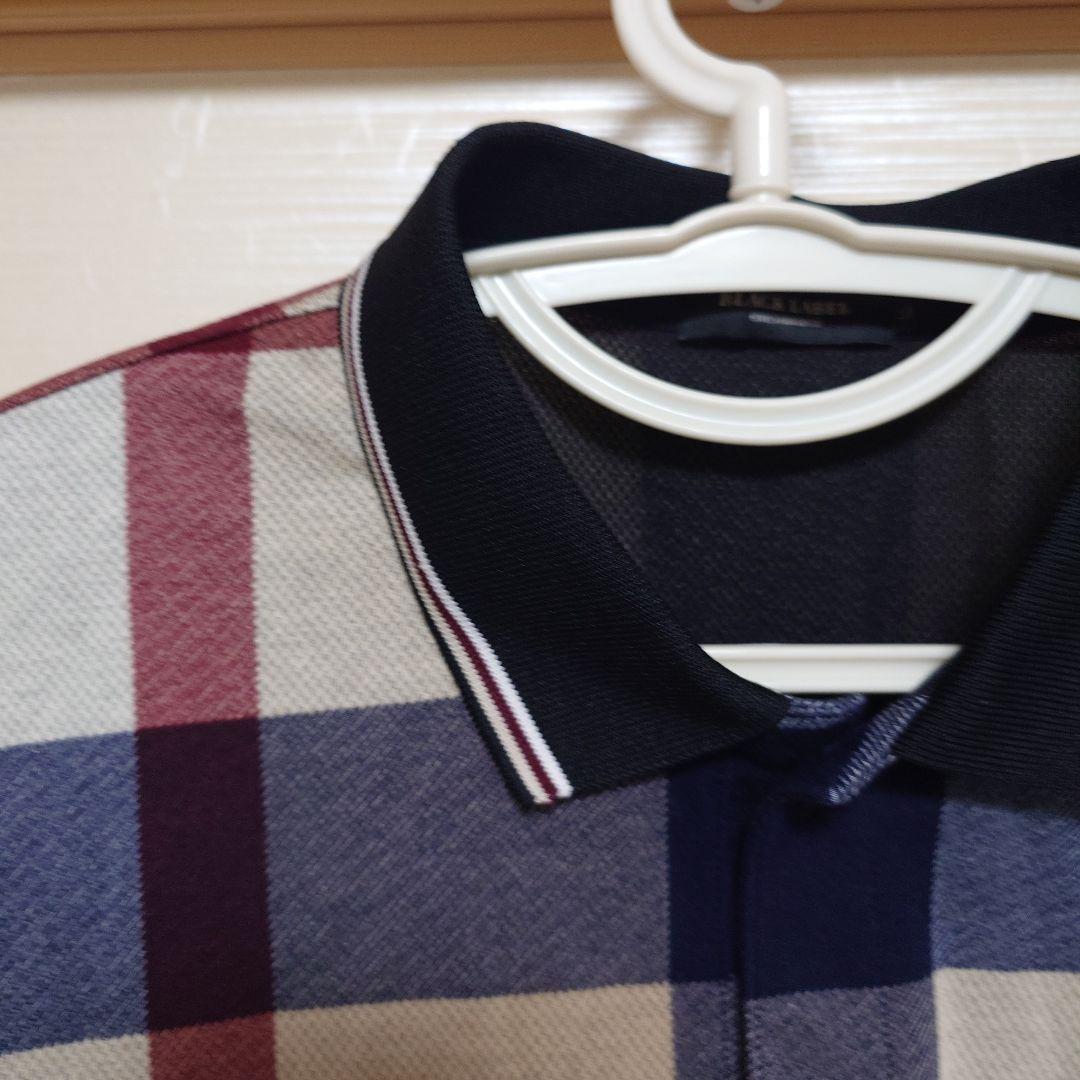 BLACK LABEL CRESTBRIDGE チェック柄ポロシャツ