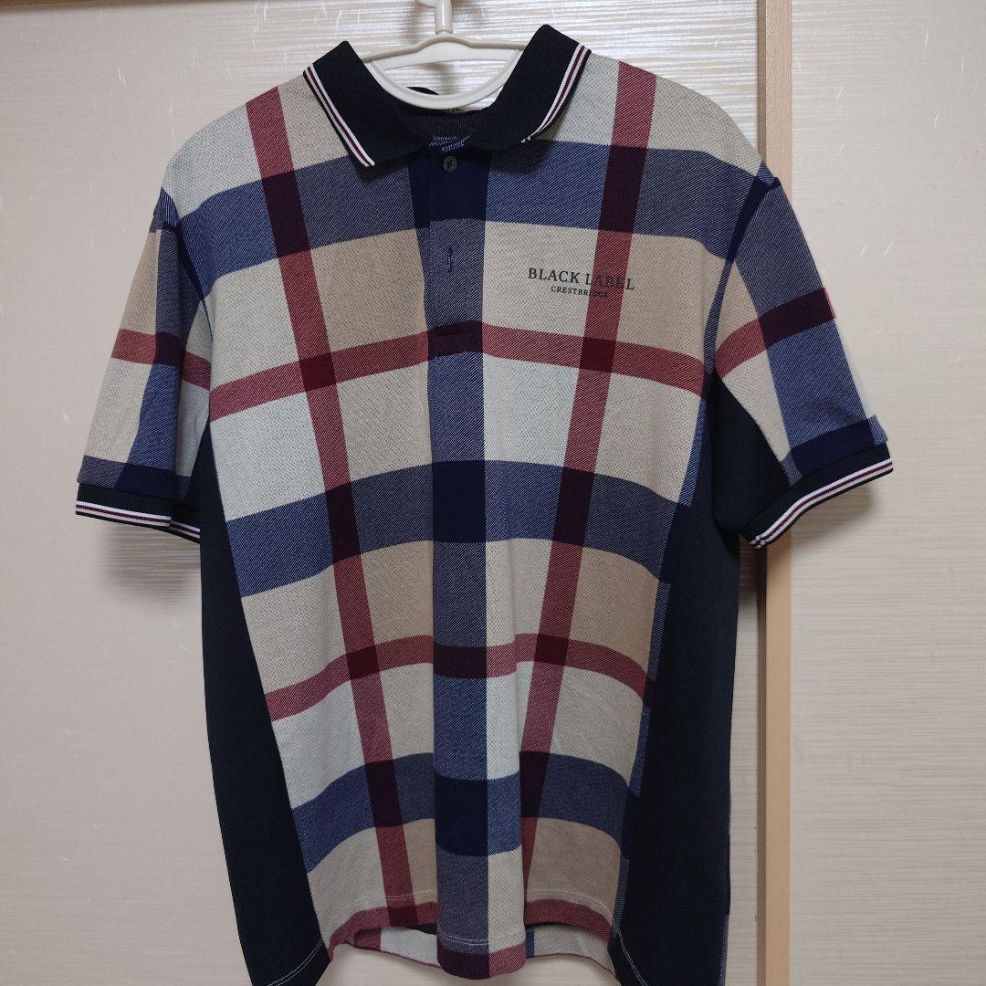BLACK LABEL CRESTBRIDGE チェック柄ポロシャツ