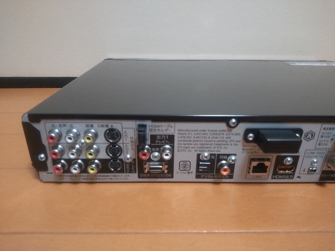 シャープ　AQUOS　BD―HDW65 500GB→1TB プチメンテ済み