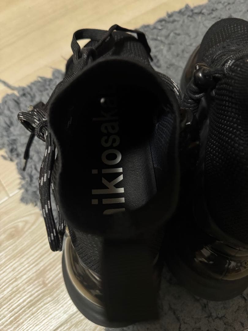 ミキオサカベ 厚底スニーカー ブラック バブルソール