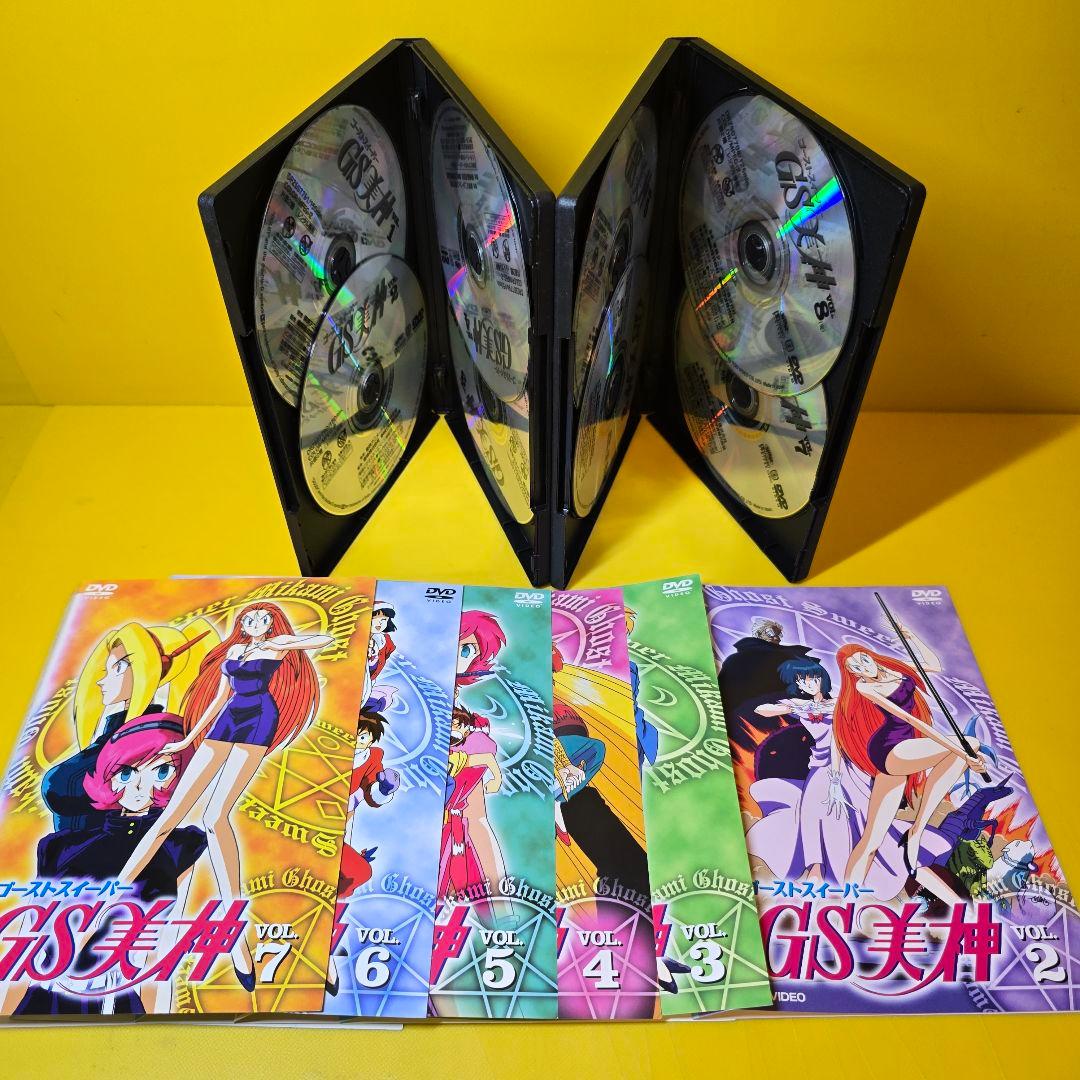 新品ケース交換済み　ゴーストスイーパーGS美神　全8巻+極楽大作戦　DVD9巻