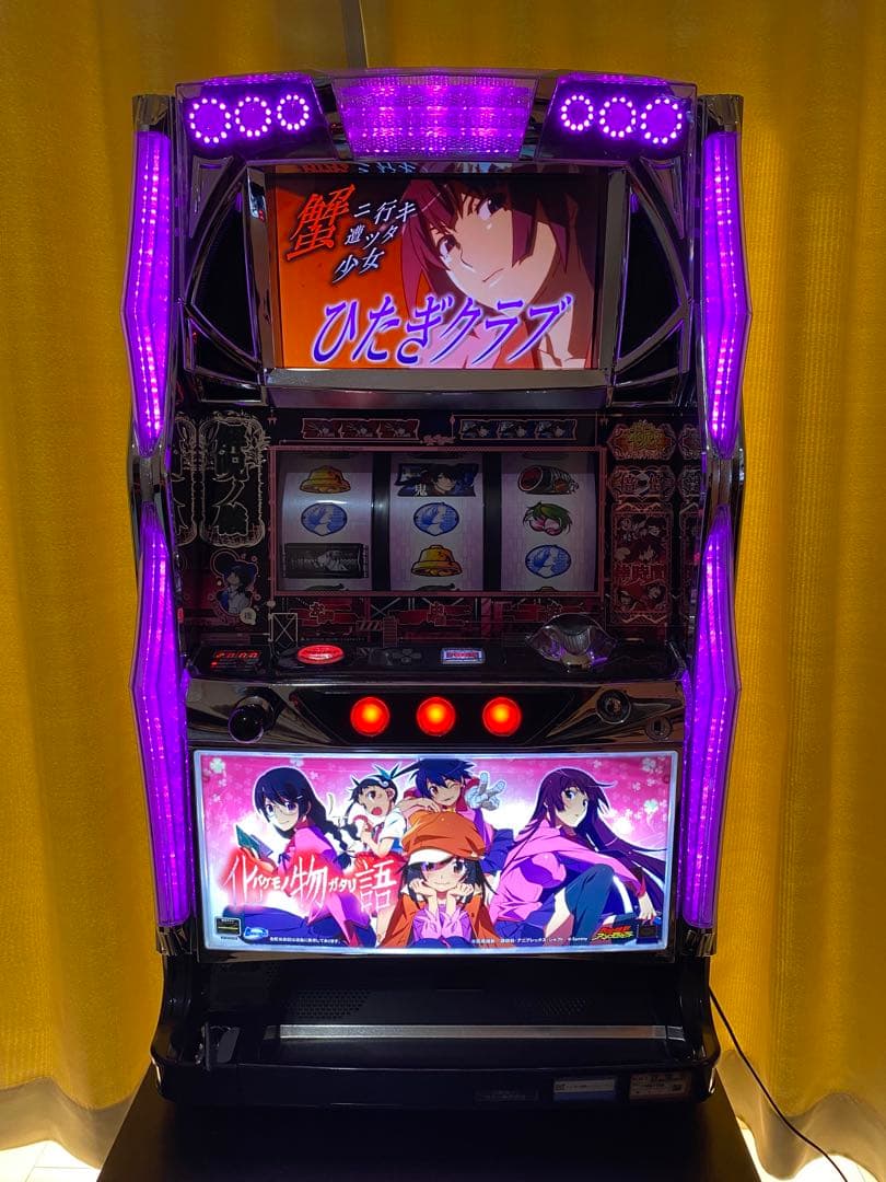 パチスロ　実機　化物語　ヒロインパネル　不要機　送料込み