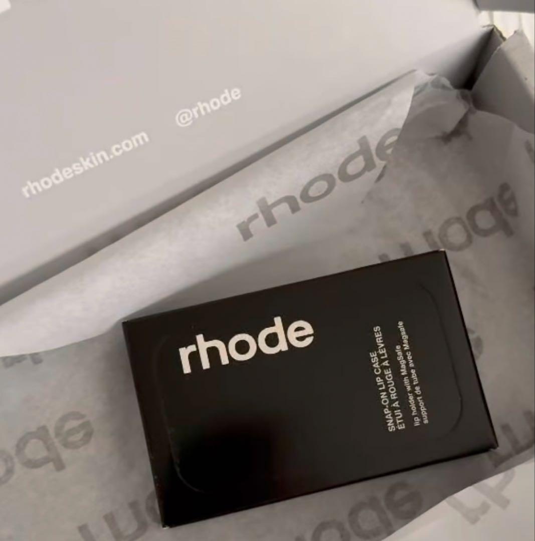 ラスト3点 公式購入 rhode snap-on lip case 黒