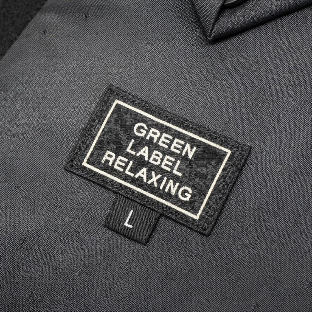 GREEN LABEL 切替デザイン チェスターコート ブラック L アローズ