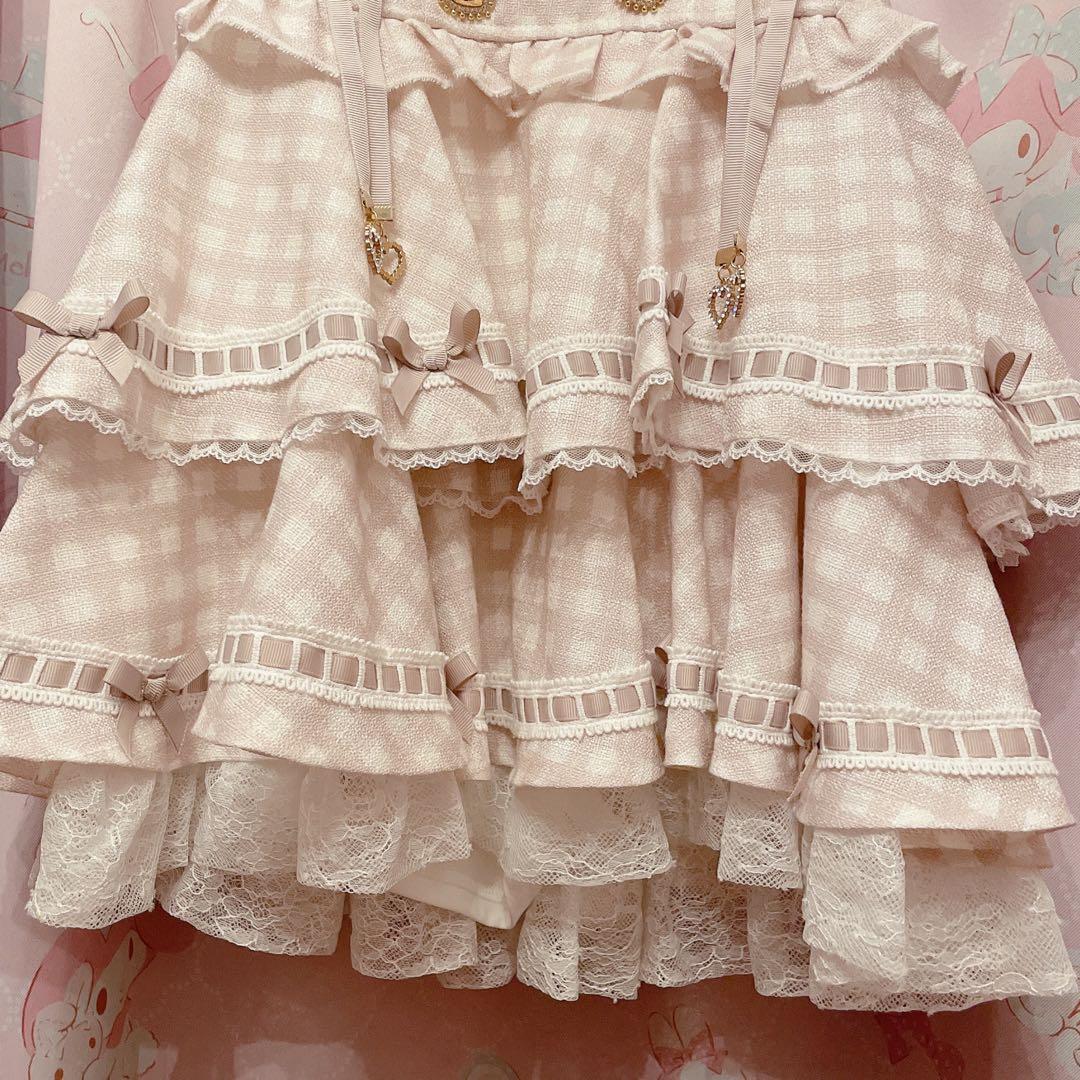 リズリサ　ギンガム　スカパン