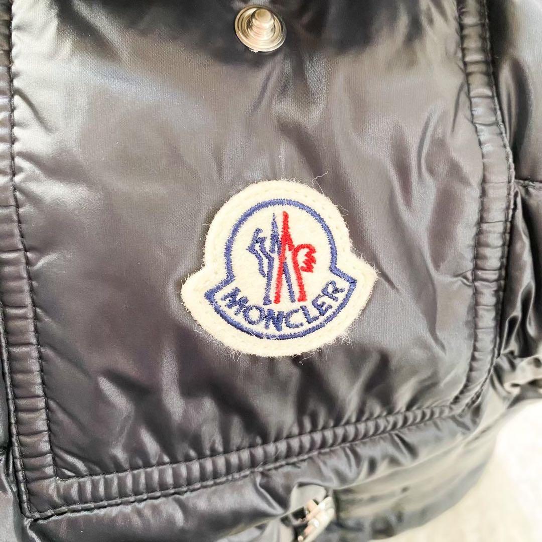 美品　モンクレール　Glygos Gilet 黒 ダウンベスト ジレ　0
