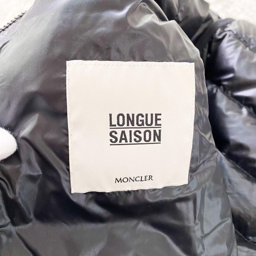 美品　モンクレール　Glygos Gilet 黒 ダウンベスト ジレ　0