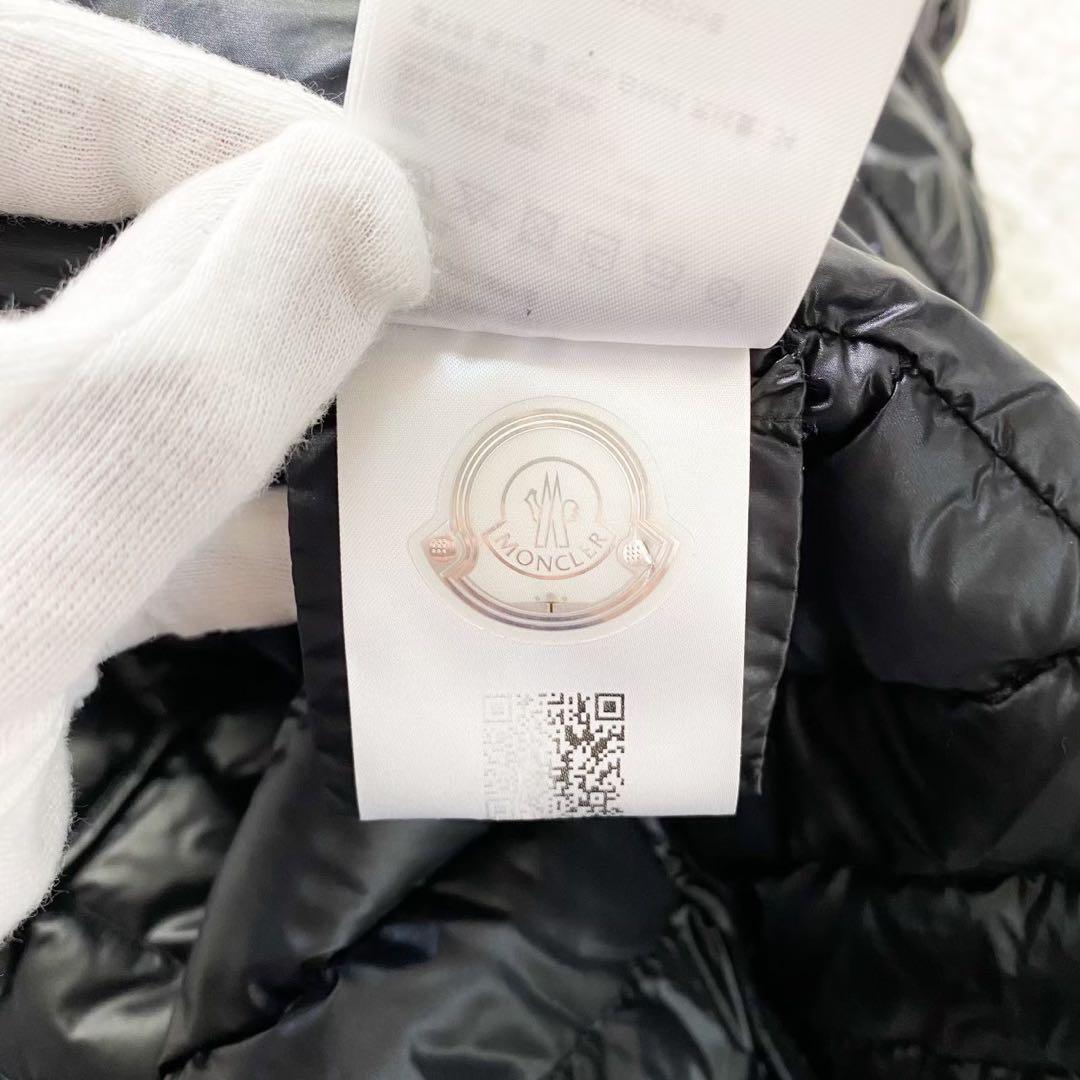 美品　モンクレール　Glygos Gilet 黒 ダウンベスト ジレ　0