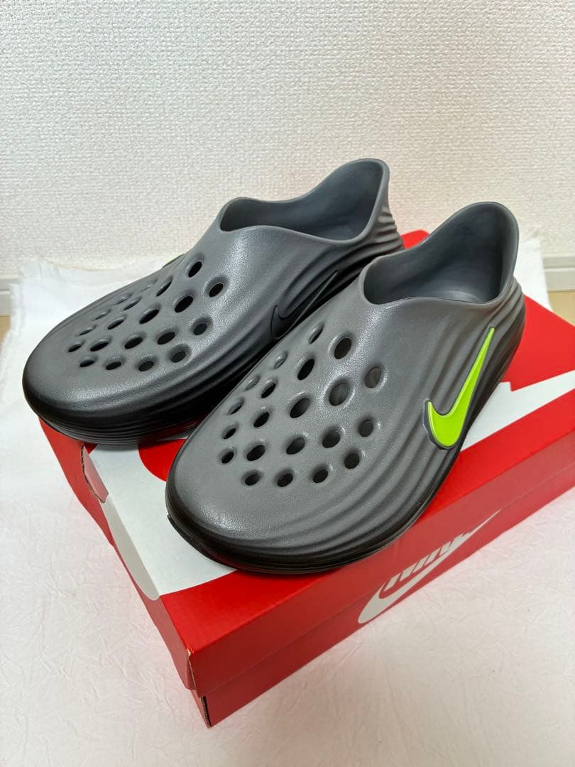 Nike REACTX REJUVEN8 グレーブラック/ライム