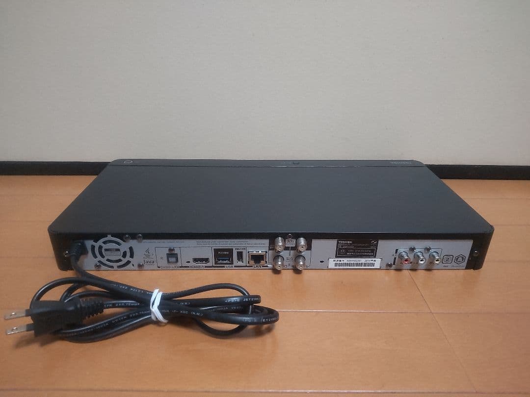 東芝　REGZA　DBR―T550 1TB→2TB プチメンテ済み