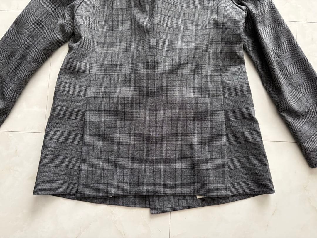 IENA テーラージャケット　グレー　チェック柄 38