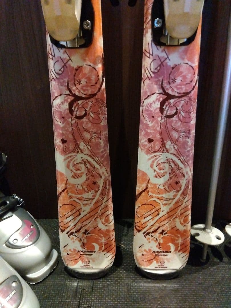 ALL♡KAZAMA/学生・レディース用/スキーセット/メンテ・WAX済み✔